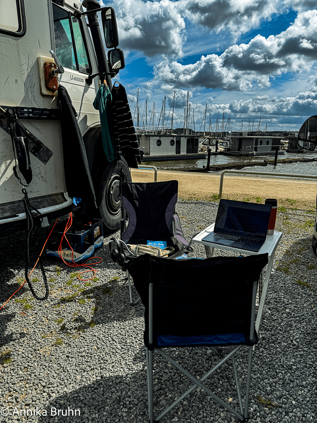 Arbeitsplatz an der Schlei